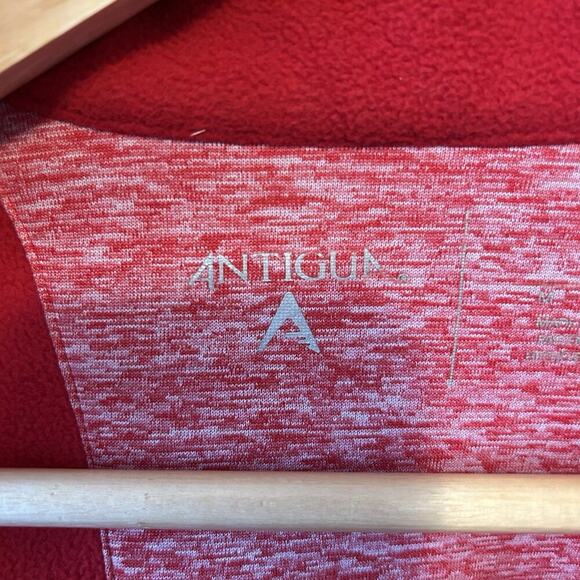 Atlanta Falcons Super Bowl LI HTX Antigua Red Mens Jacket Size M - Picture 5 of 7